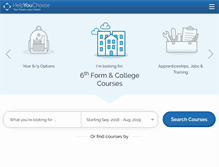 Tablet Screenshot of helpyouchoose.org